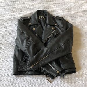 First Manufacturing Leather Motorcycle Jacket
